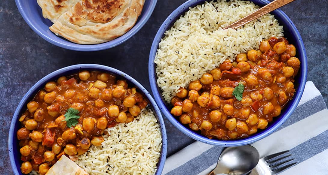 Curry de garbanzos