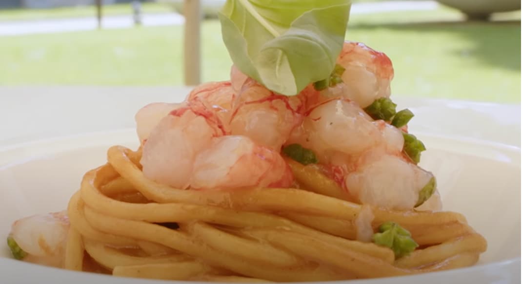 Spaghetti con i gamberi